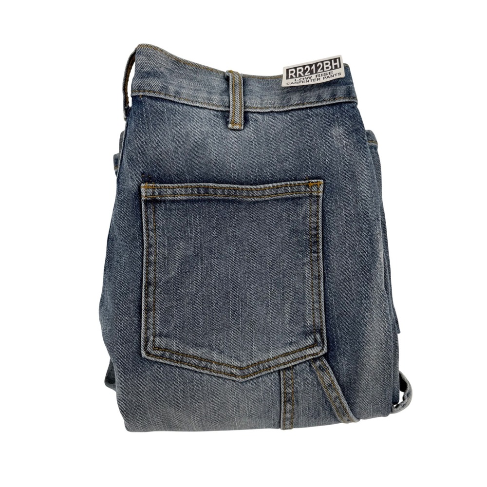 J Galt Shanghai RR212BH Low Rise Carpenter Pants Denim‎ Blue Women's Size S
